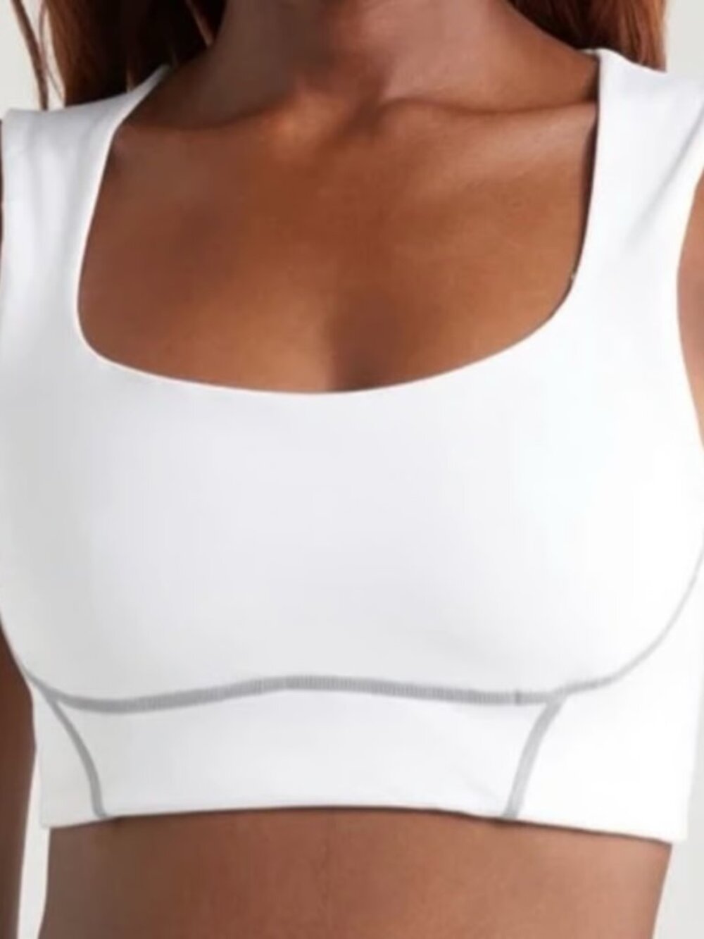Free People FP Movement You’re a Peach White Sports Bra L